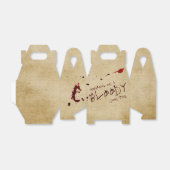 血ハローウィンパーティお願いボックス フェイバーボックス (折り畳みなし)