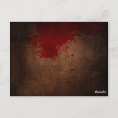 血ハローウィンパーティ ポストカード (裏面)