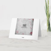 血ハンドプリントハロウィーン カード (裏面)