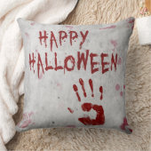 血ハンドプリントハロウィーン クッション (ブランケット)