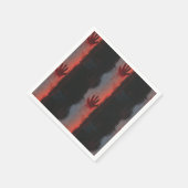 血ハンドプリントハロウィーン スタンダードカクテルナプキン (角)