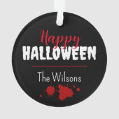 血ハンドプリント血（ばちゃばちゃ）跳ねる オーナメント (裏面)