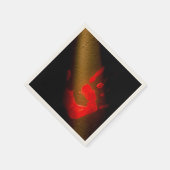 血ハンドプリント スタンダードカクテルナプキン (角)