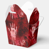 血ハンドプリント、ホラーパーティー、不気味 フェイバーボックス (オープン)