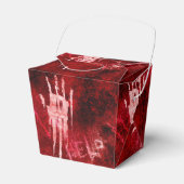 血ハンドプリント、ホラーパーティー、不気味 フェイバーボックス (正面サイド)