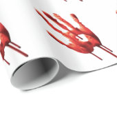 血ハンドプリント ラッピングペーパー (ロールコーナー)