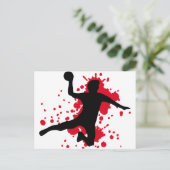 血ハンドボールドッジボール ポストカード (スタンド正面)