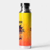 血パーソナライズされたサイケデリック流視力 ウォーターボトル (左面)