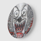 血ピエロ ラージ壁時計 (傾斜)