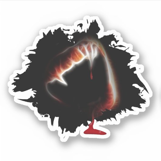 血ファンハロウィーン シール (正面)