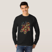 血ブードゥードールホラーハロウィン汗 Tシャツ (正面フル)