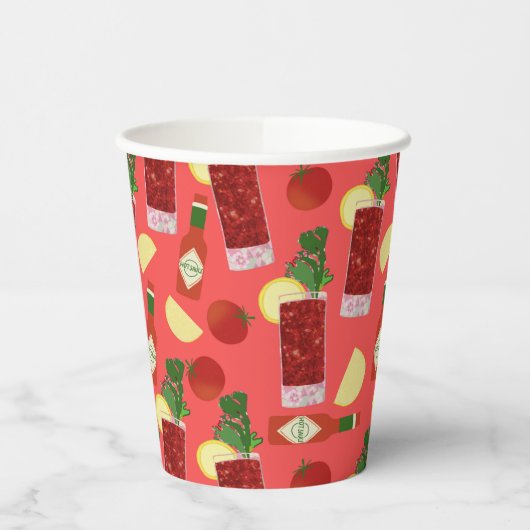 血マリー 紙コップ (左)