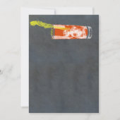 血メアリーまたは血シーザー 招待状 (正面)