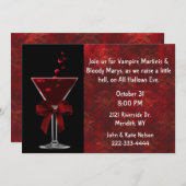 血メアリーオールハローズエバパーティー招待 招待状 (正面/裏面)
