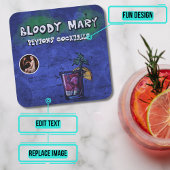 血メアリーカクテルパーティー スクエアペーパーコースター