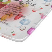 血メアリーカクテルレシピ パーソナライズされた カッティングボード (角)