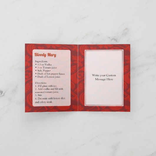 血メアリーカクテル カード (内部)