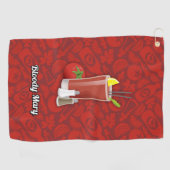 血メアリーカクテル ゴルフタオル (横)