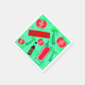 血メアリーカクテル スタンダードカクテルナプキン (角)