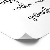 血メアリーバー標識 |書シンプル道 ポスター (角)