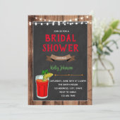 血メアリーブライダルシャワーパーティの招待状 招待状 (スタンド正面)