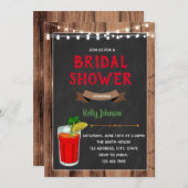 血メアリーブライダルシャワーパーティの招待状 招待状 (正面/裏面)