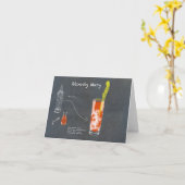 血メアリーレシピ カード (黄色い花)