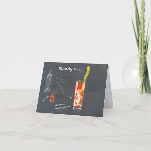 血メアリーレシピ カード (正面)