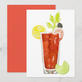 血メアリー招待状 招待状 (正面/裏面)