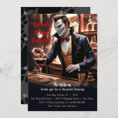 血メアリー誰か?ハロウィーンカクテルパーティー セーブザデート (正面/裏面)