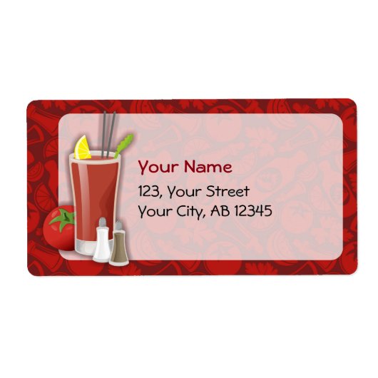 血メアリー ラベル (正面)