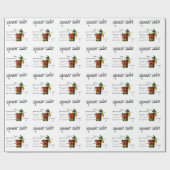 血メリーのカクテルのレシピ ラッピングペーパー (フラット)