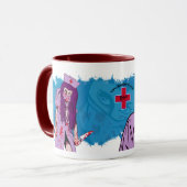 血メリーのナースのコップ マグカップ (正面左)