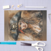 血レディーパイレーツキャプテンデクページ紙 薄葉紙 (クラフト)