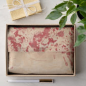 血ヴィンテージ紙ハロウィンゴシックパーティー 薄葉紙 (ギフト)