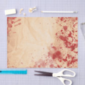 血ヴィンテージ紙ハロウィンゴシックパーティー 薄葉紙 (クラフト)