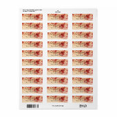 血ヴィンテージ紙ハロウィンゴシック結婚ズ ラベル (フルシート)