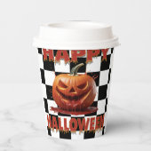 血不気味パンプキンハロウィーン 紙コップ (裏面)