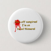 血中患者 缶バッジ (正面)