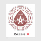 血保紋血球型Aクラス シール (シート)