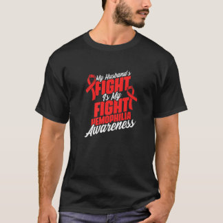 血友病と闘う夫を支える 血友病サバイバー Tシャツ