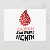 血友病認識度月 – 感謝の日 ポストカード (正面)