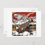 血反乱ヴィンテージはがき ポストカード (正面/裏面)