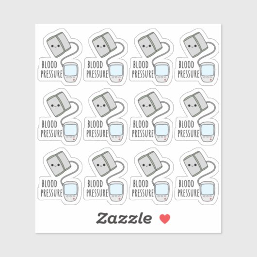 血圧ヘルスケアの書追跡ラベル シール (シート)