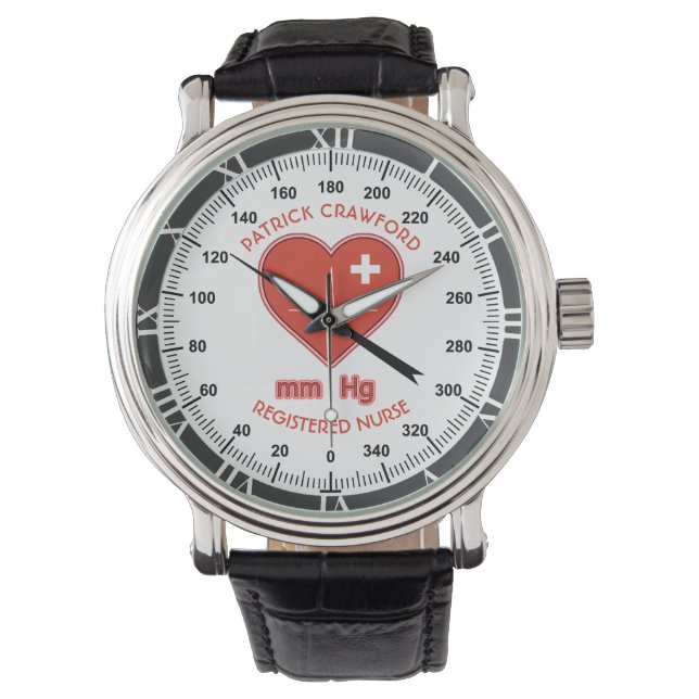 血圧モニターナースドクターヘルス気に 腕時計 (正面)
