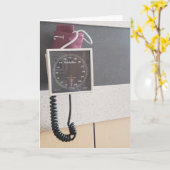 「血圧モニター」回復おめでとうカード カード (黄色い花)