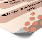 血圧管理ライフスタイルの変更 ポスター (角)