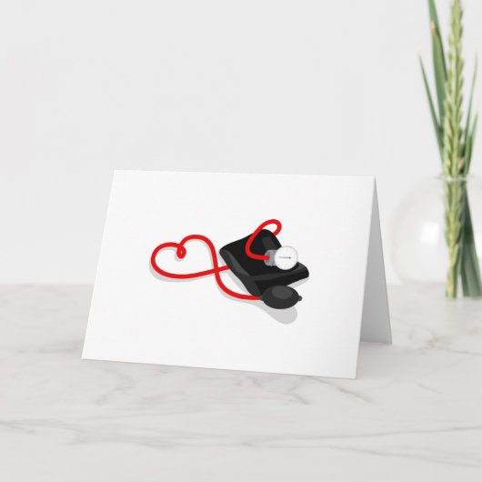 血圧計のカフ カード (正面)