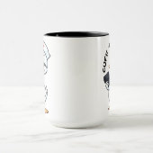 血圧計を装着するカモの看護師リストバンド マグカップ (中央)