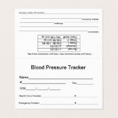 血圧財布カード 名刺 (外部フラット)